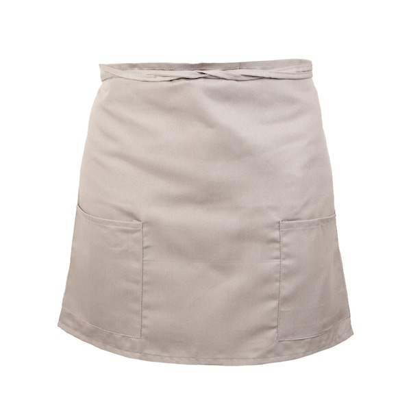 Half Bistro Aprons  Grey , 12PK